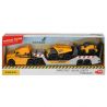 Dickie Toys Camion Dickie Toys Mack Volvo Micro Builder cu remorca, buldozer si camion basculant