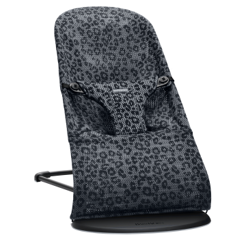 BabyBjorn Balansoar Bliss Antracite/Leopard Mesh Editie Limitata