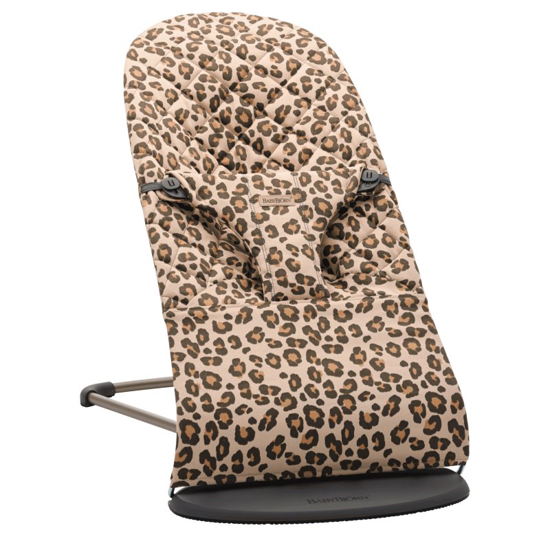 BabyBjorn -  Balansoar Bliss Beige/Leopard, Bumbac - Editie Limitata