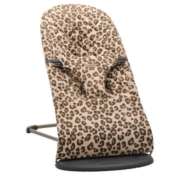 BabyBjorn Balansoar Bliss Beige/Leopard, Bumbac Editie Limitata