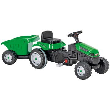 Pilsan Tractor cu pedale si remorca Active 07-316 verde