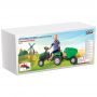 Pilsan Tractor cu pedale si remorca  Active with Trailer 07-316 green