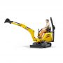 BRUDER BRUDER - MICRO EXCAVATOR JCB 8010 CTS SI MUNCITOR