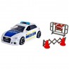 Dickie Toys Masina de politie  Audi RS3 1:32 15 cm cu lumini, sunete si accesorii