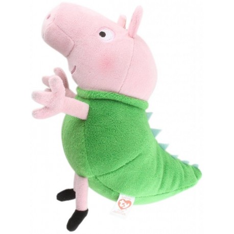 Ty Plus licenta Peppa Pig, George in costum de dinozaur (15 cm)